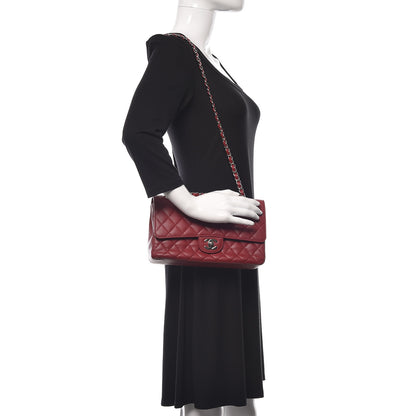 Chanel Caviar Quilted Medium Double Flap Red 2 of 19