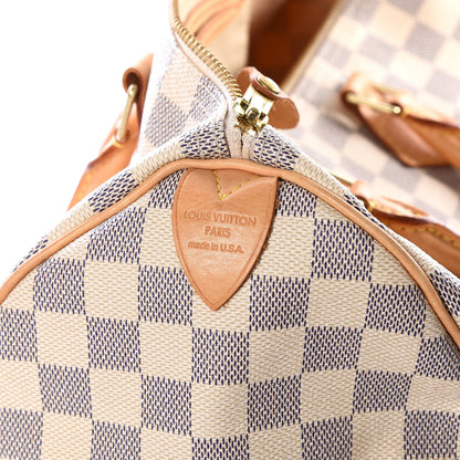 Louis Vuitton Damier Azur Speedy 30 9 of 13