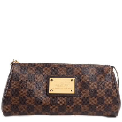 Louis Vuitton Damier Ebene Eva Clutch 1 of 8