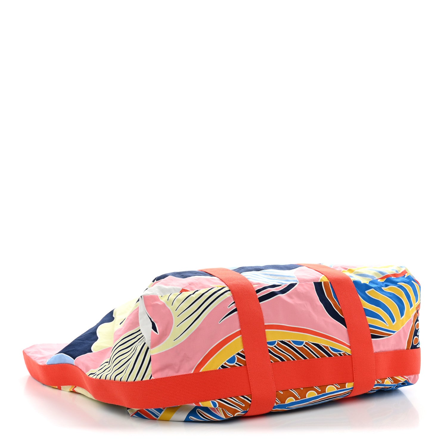 Hermes Cotton Traffic Jam Beach Bag Marine Rose 4 of 11