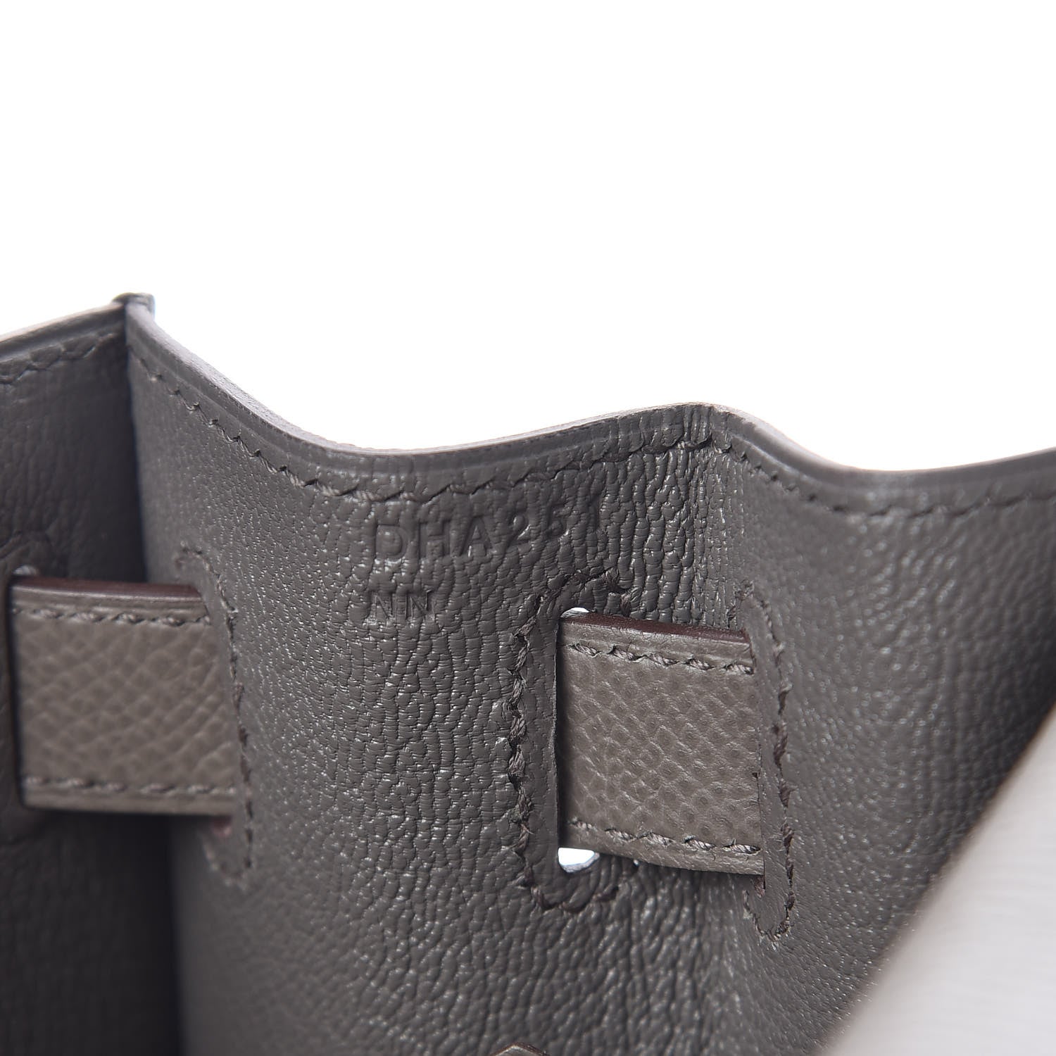 Hermes Epsom Kelly Sellier 28 Etain 9 of 11