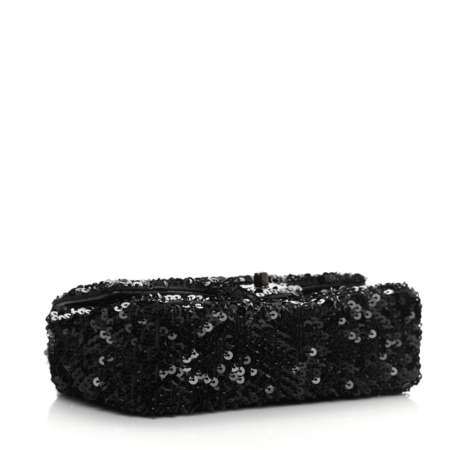 Chanel Sequin Mini Rectangular Flap Black 4 of 10