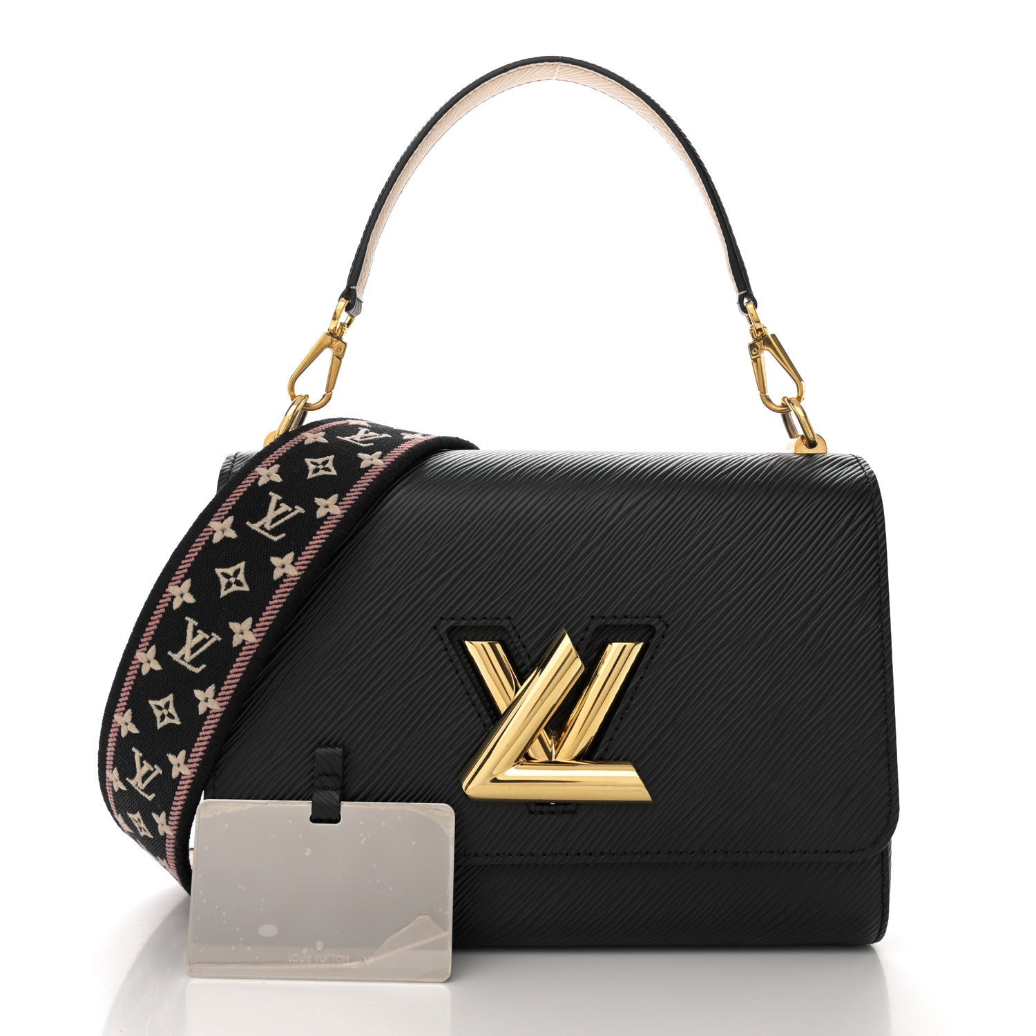 Louis Vuitton Epi Monogram Flower Twist Black 3 of 13
