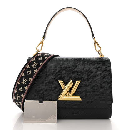 Louis Vuitton Epi Monogram Flower Twist Black 3 of 13