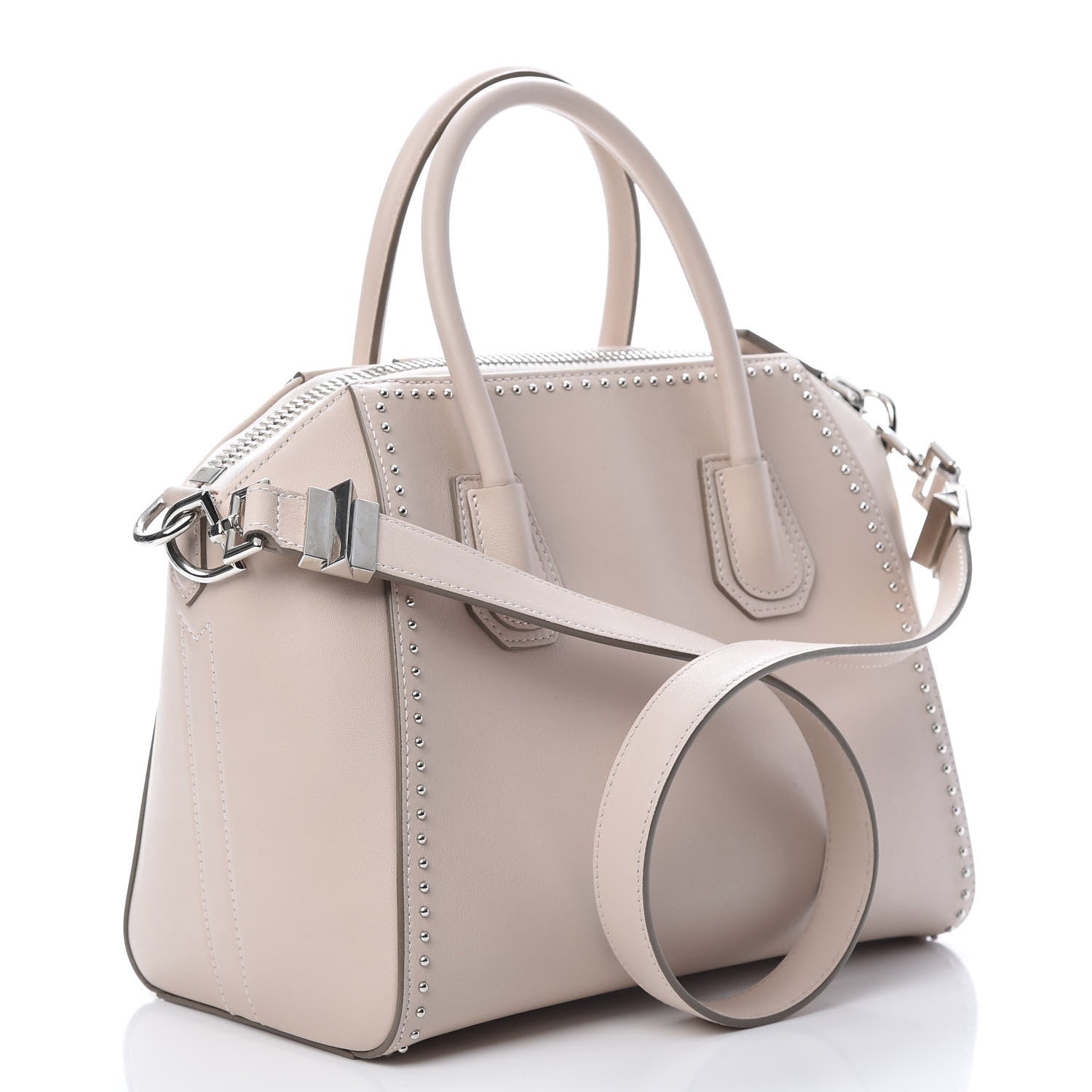 Givenchy Calfskin Small Studded Antigona Nude 3 of 11