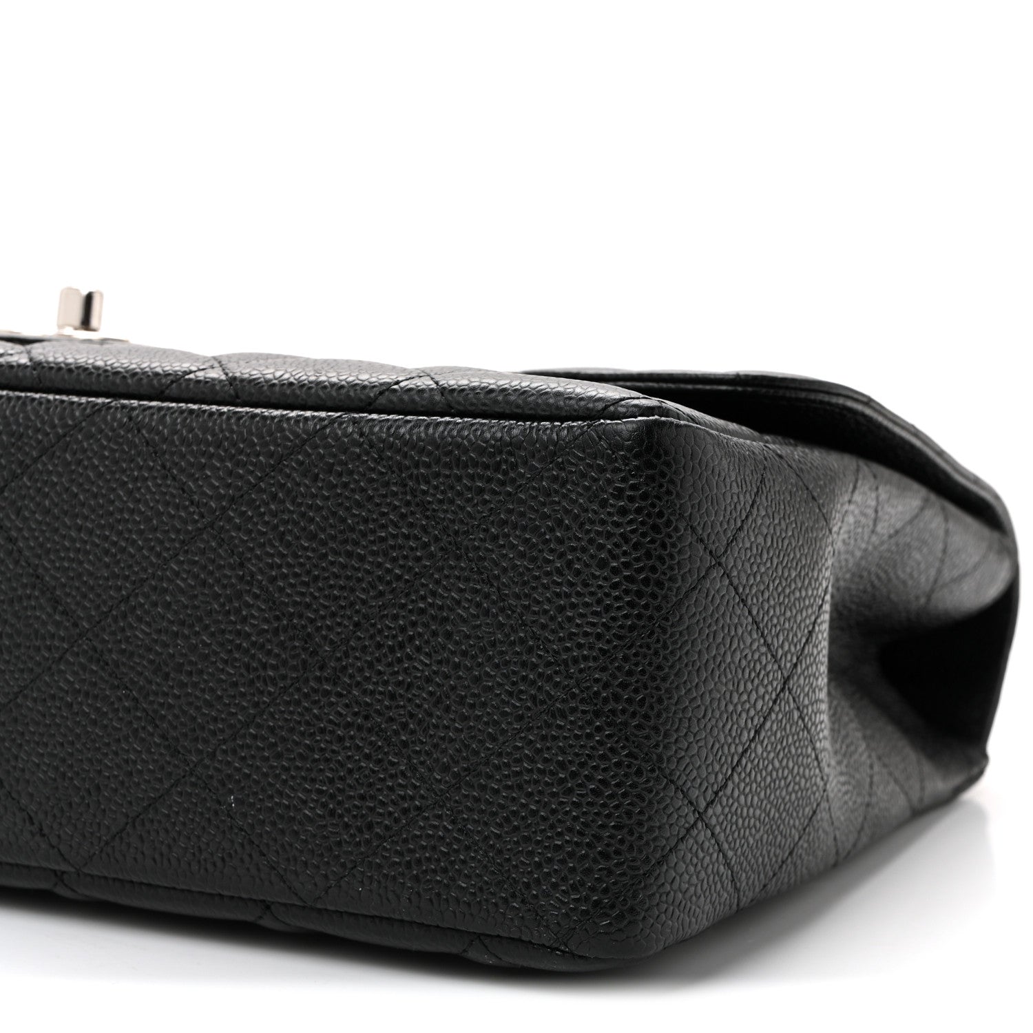 Chanel Caviar Quilted Jumbo Single Flap Black 10 of 10