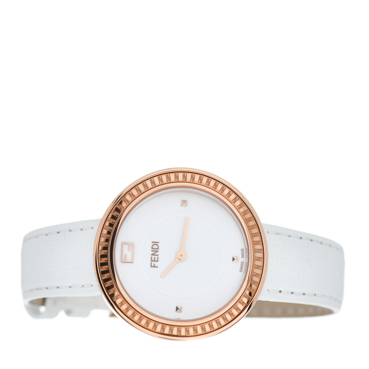 Fendi Stainless Steel Calfskin 36mm My Way Quartz Watch White 3 of 5
