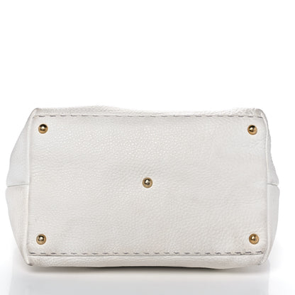 Fendi Cuoio Romano Selleria Tote White 15 of 15