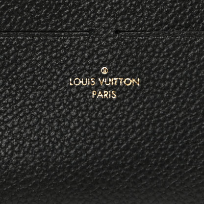 Louis Vuitton Calfskin Felicie Chain Wallet Card Holder Insert Black 6 of 6