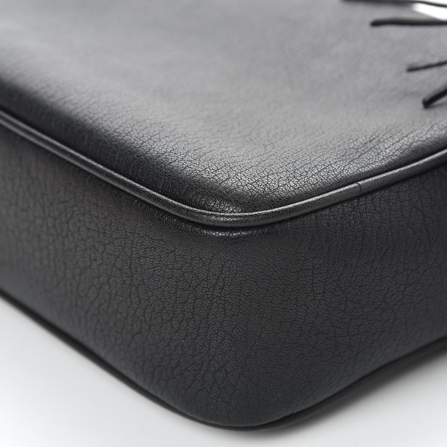 Saint Laurent Lambskin Monogram Small Lou Camera Bag Black 11 of 12