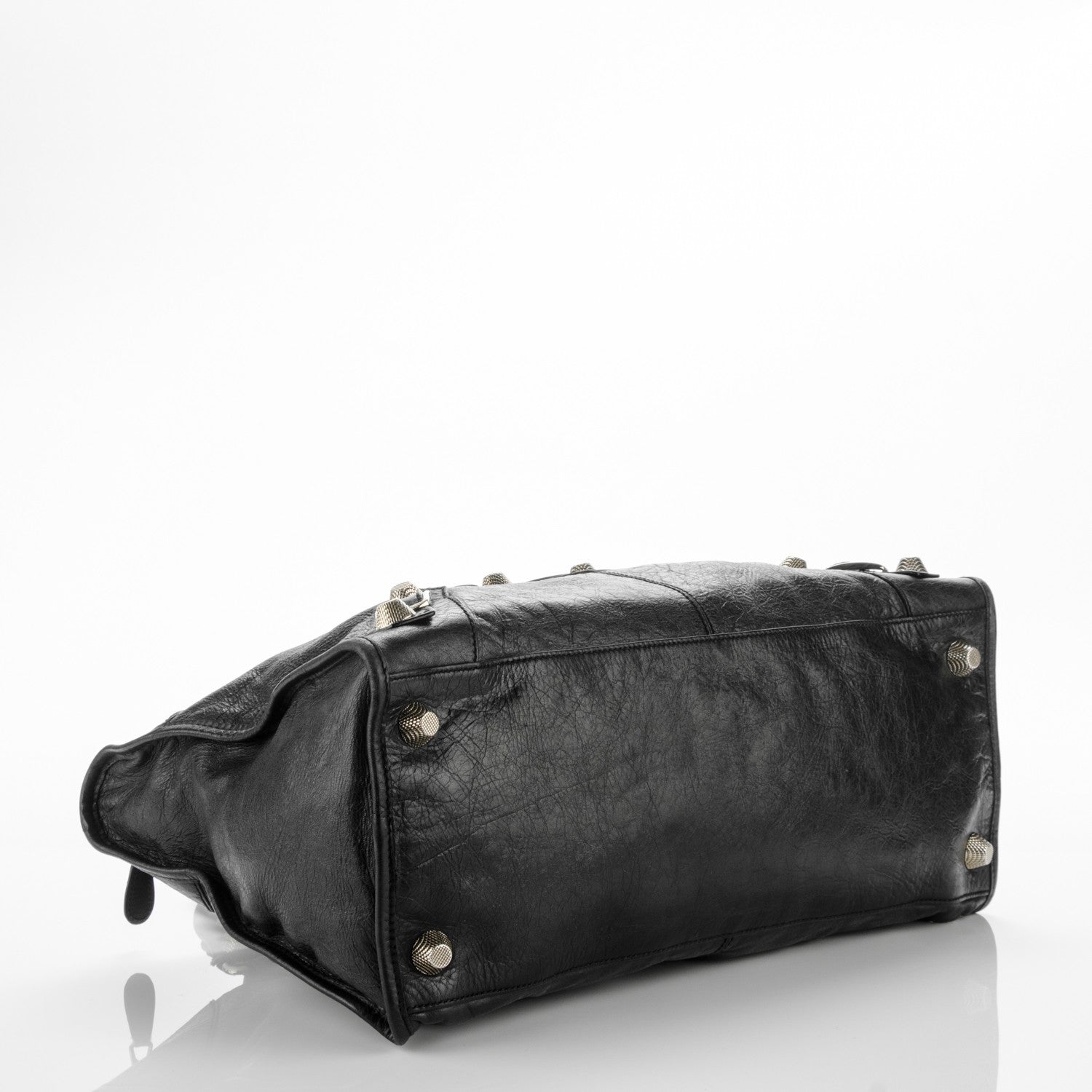 Balenciaga Agneau Giant 21 Silver Hardware Work Black 4 of 7