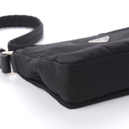 Prada Tessuto Nylon Shoulder Bag Black 7 of 9