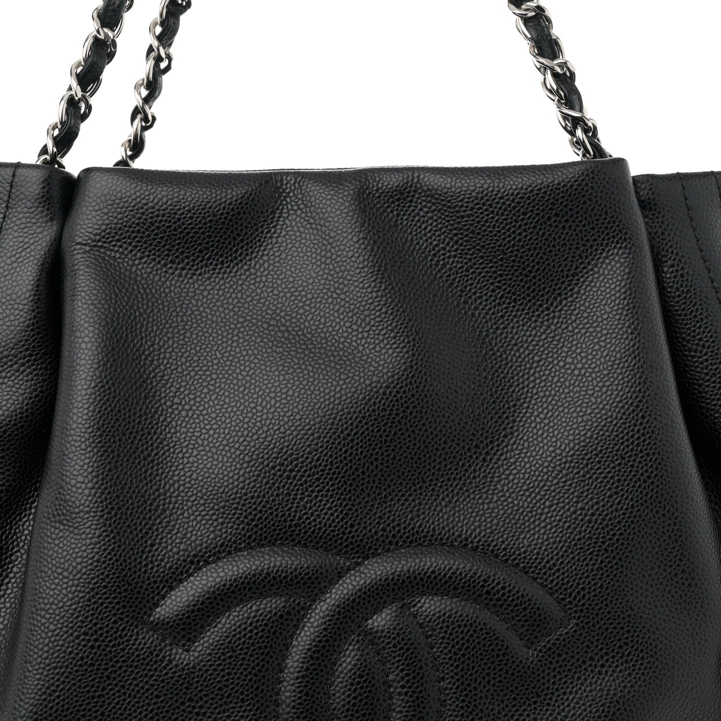 Caviar Timeless CC Shoulder Bag Black
