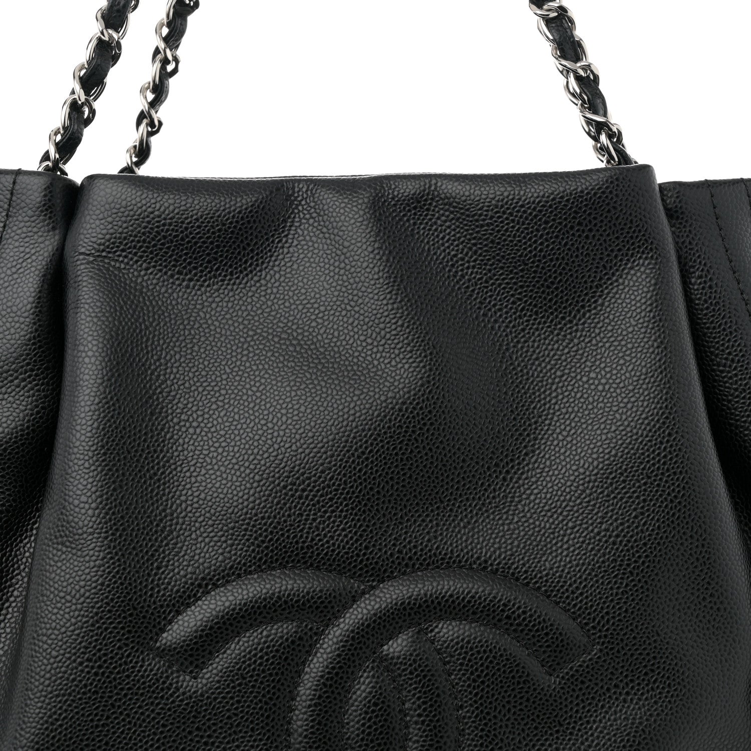 Chanel Caviar Timeless CC Shoulder Bag Black 8 of 10