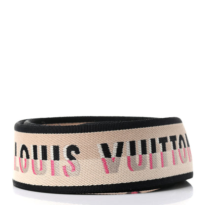 Louis Vuitton Jacquard Speedy Bandouliere 20 Shoulder Strap Black 2 of 3