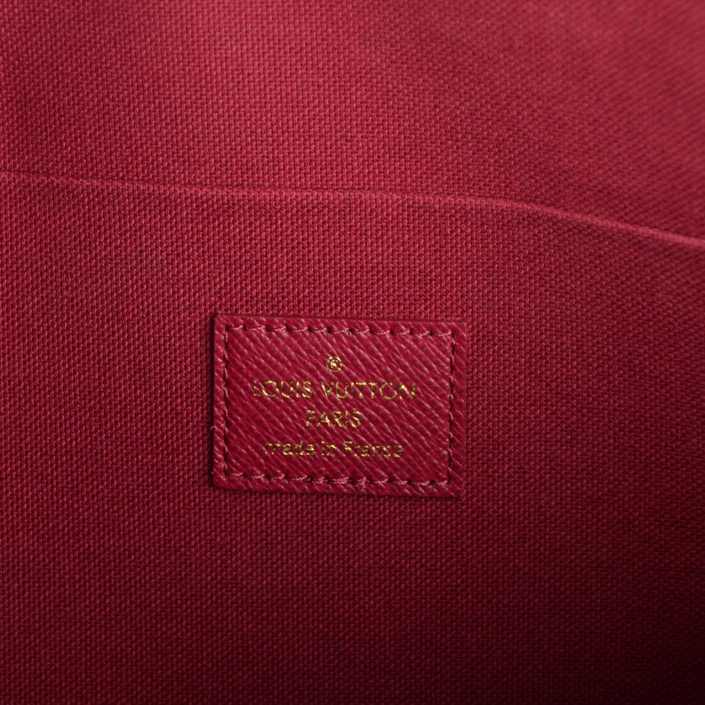 Monogram Pochette Felicie Chain Wallet Fuchsia