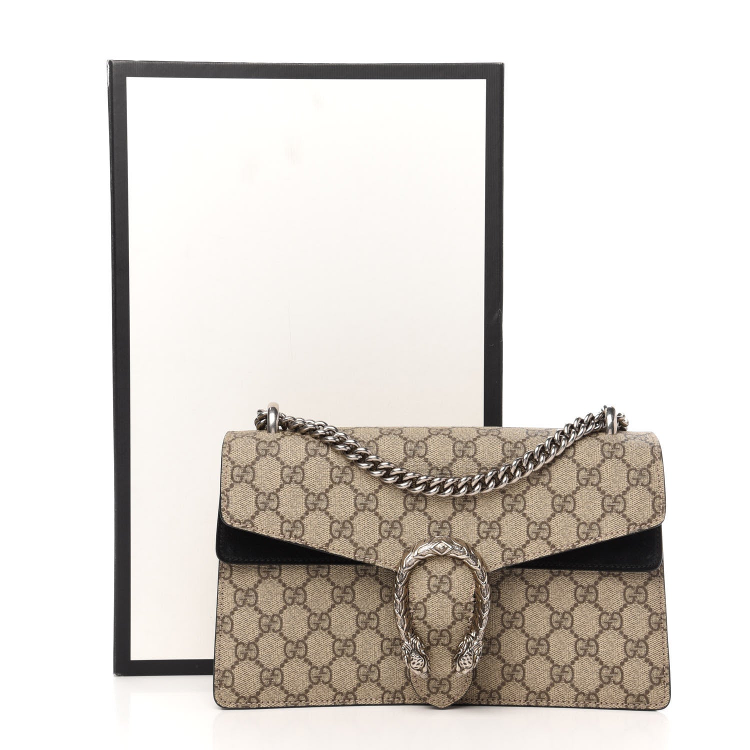 Gucci GG Supreme Monogram Small Dionysus Shoulder Bag Black 13 of 13