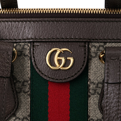 Gucci GG Supreme Monogram Web Medium Ophidia Tote Bag Brown 11 of 11