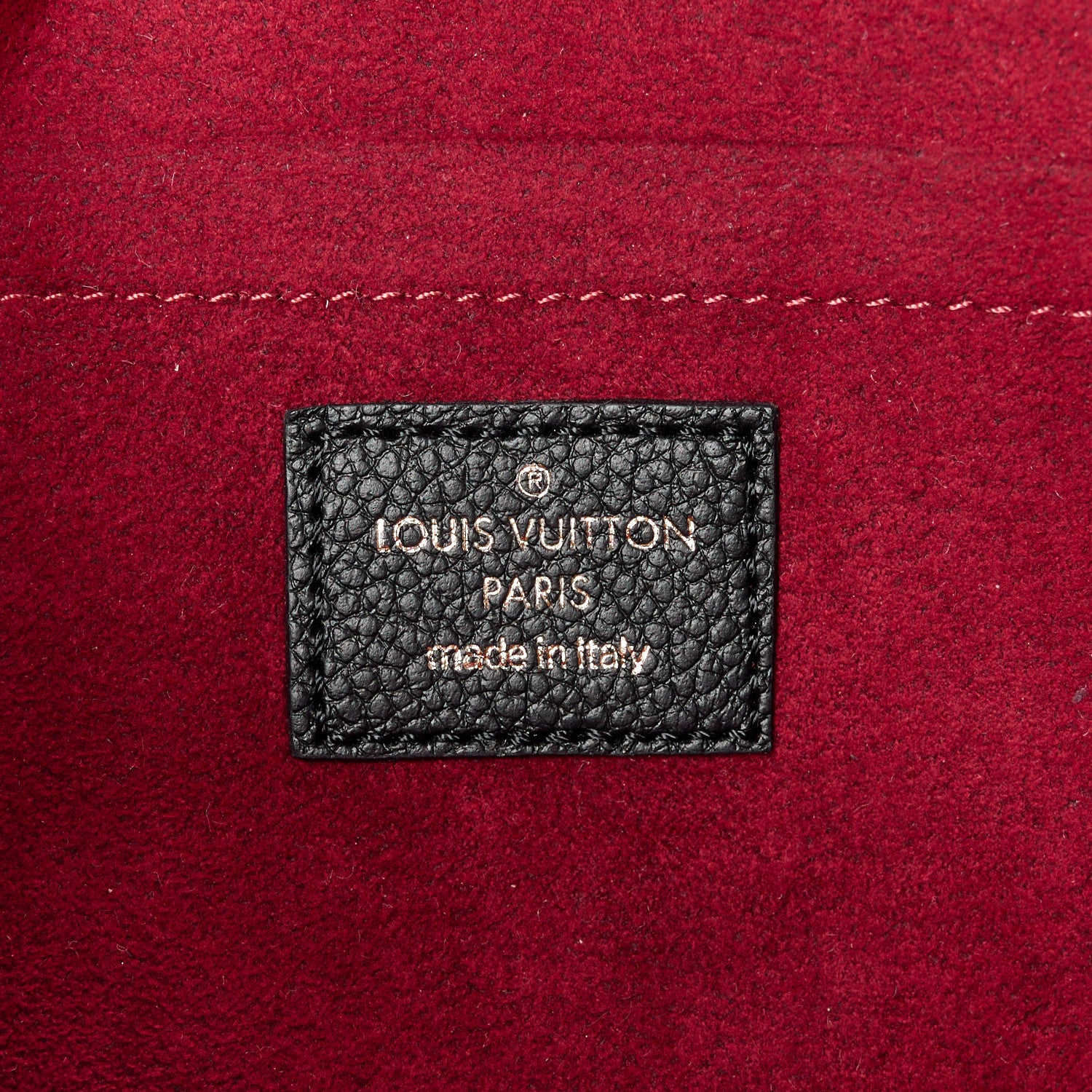 Louis Vuitton Empreinte Monogram Giant Felicie Pochette Black Beige 7 of 12