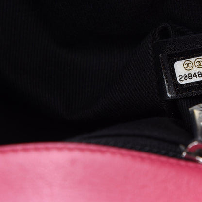 Chanel Patent Quilted Large Coco Shine Flap Pink 10 of 11