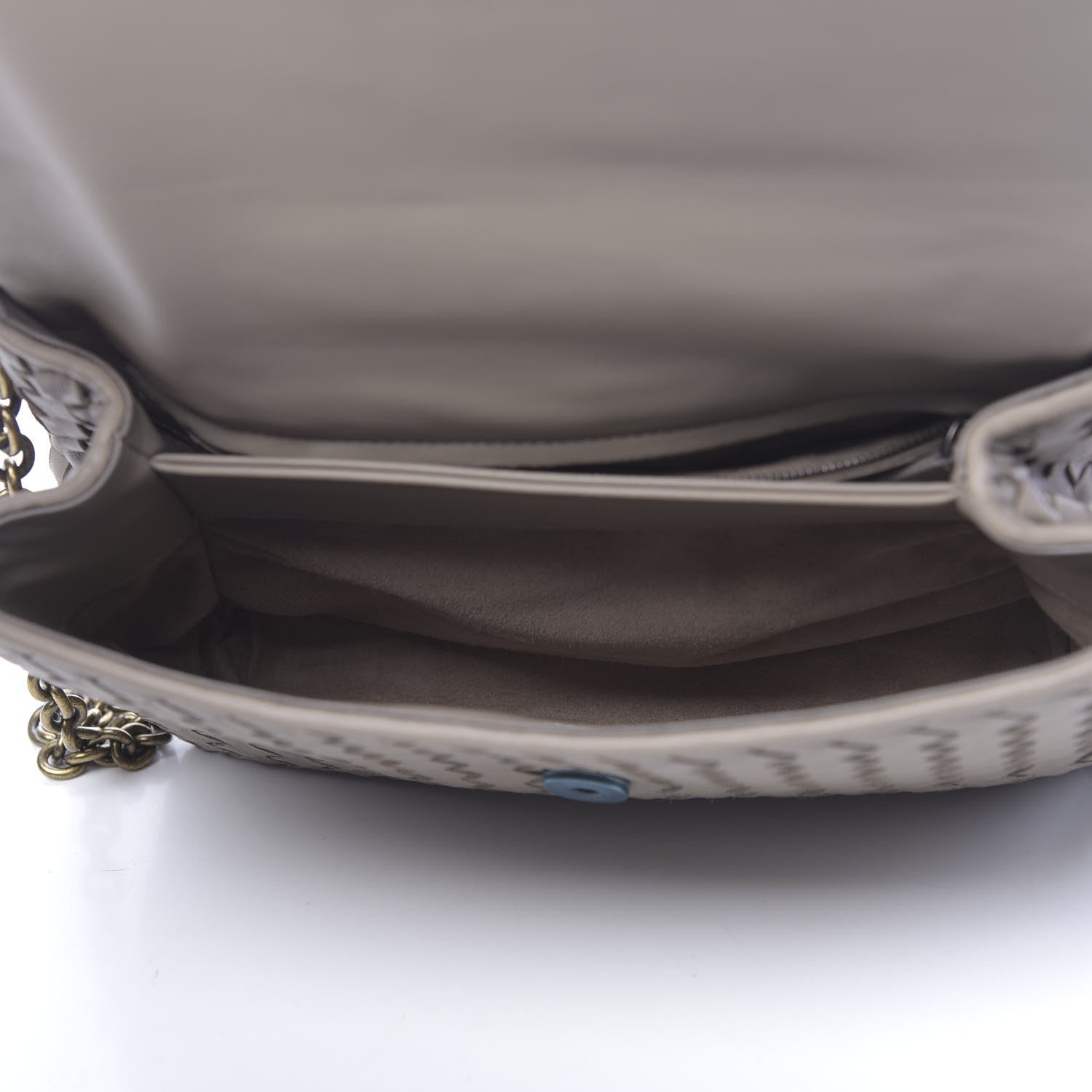 Bottega Veneta Nappa Intrecciato Small Olimpia Shoulder Bag Steel 5 of 9