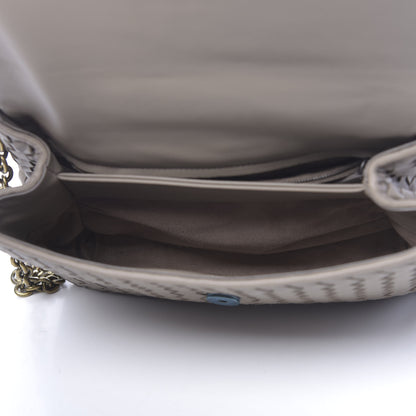 Bottega Veneta Nappa Intrecciato Small Olimpia Shoulder Bag Steel 5 of 9