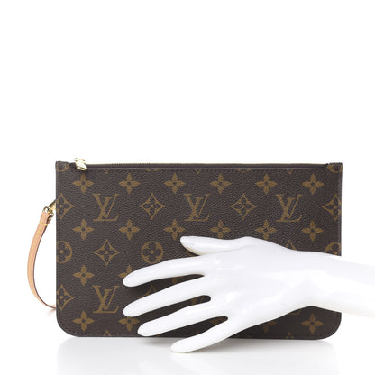 Louis Vuitton Monogram Neverfull MM GM Pochette 2 of 7