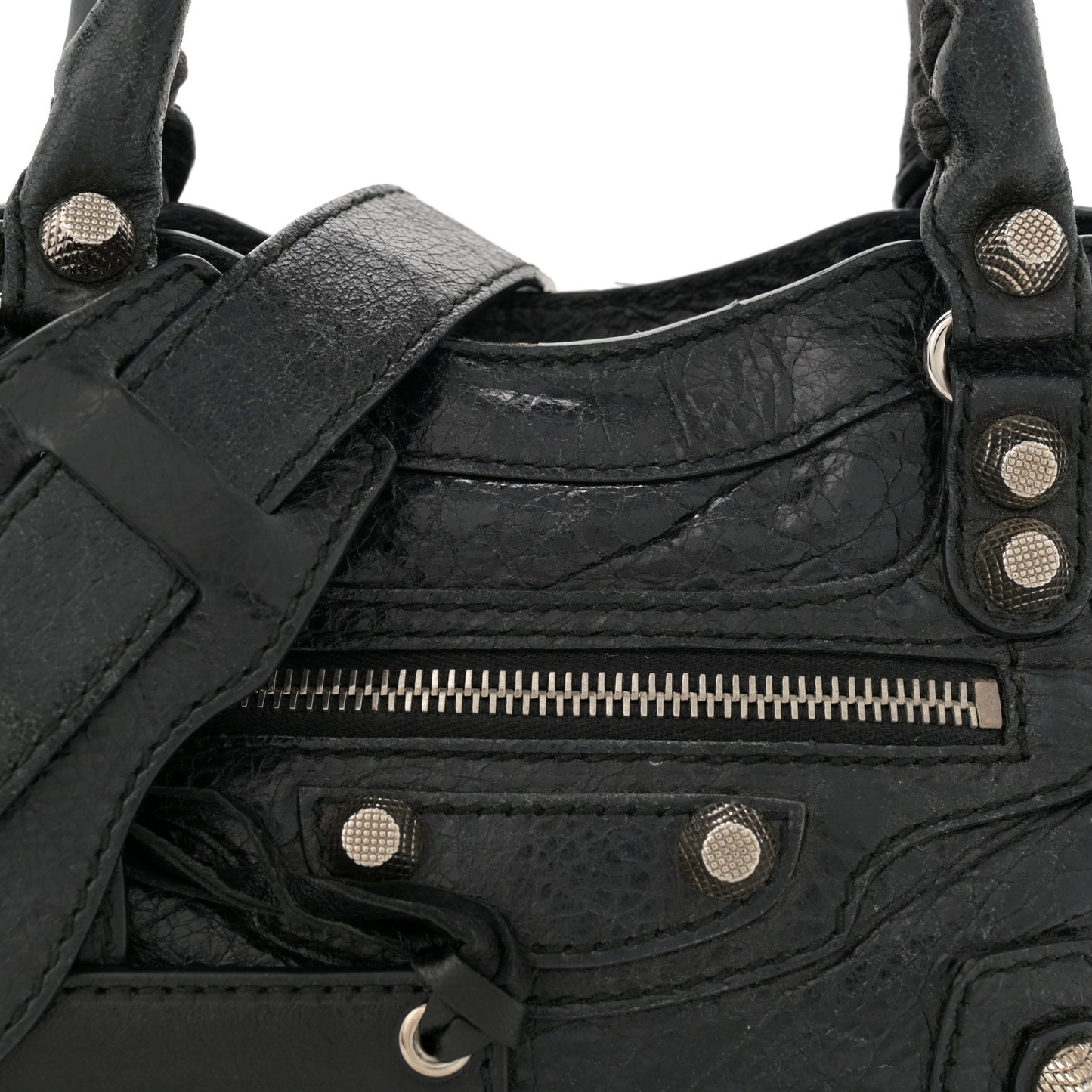 Agneau Giant 12 Silver Hardware Mini City Black