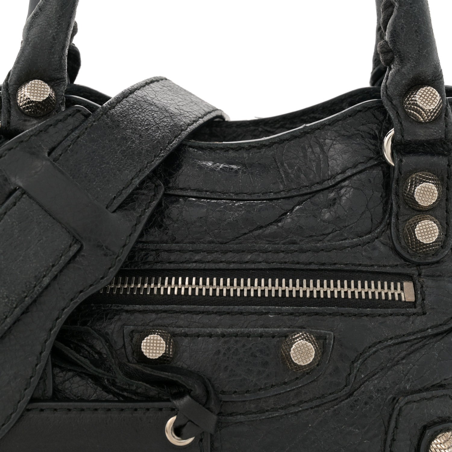 Balenciaga Agneau Giant 12 Silver Hardware Mini City Black 9 of 18