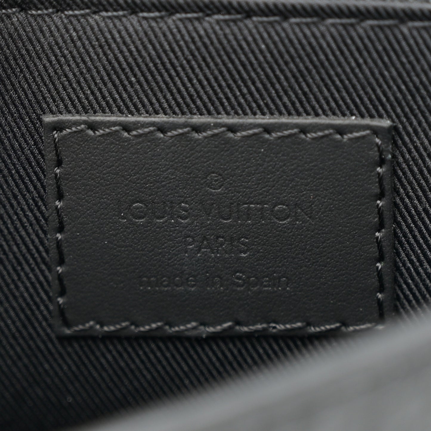 Taurillon Monogram S Lock Sling Bag Black