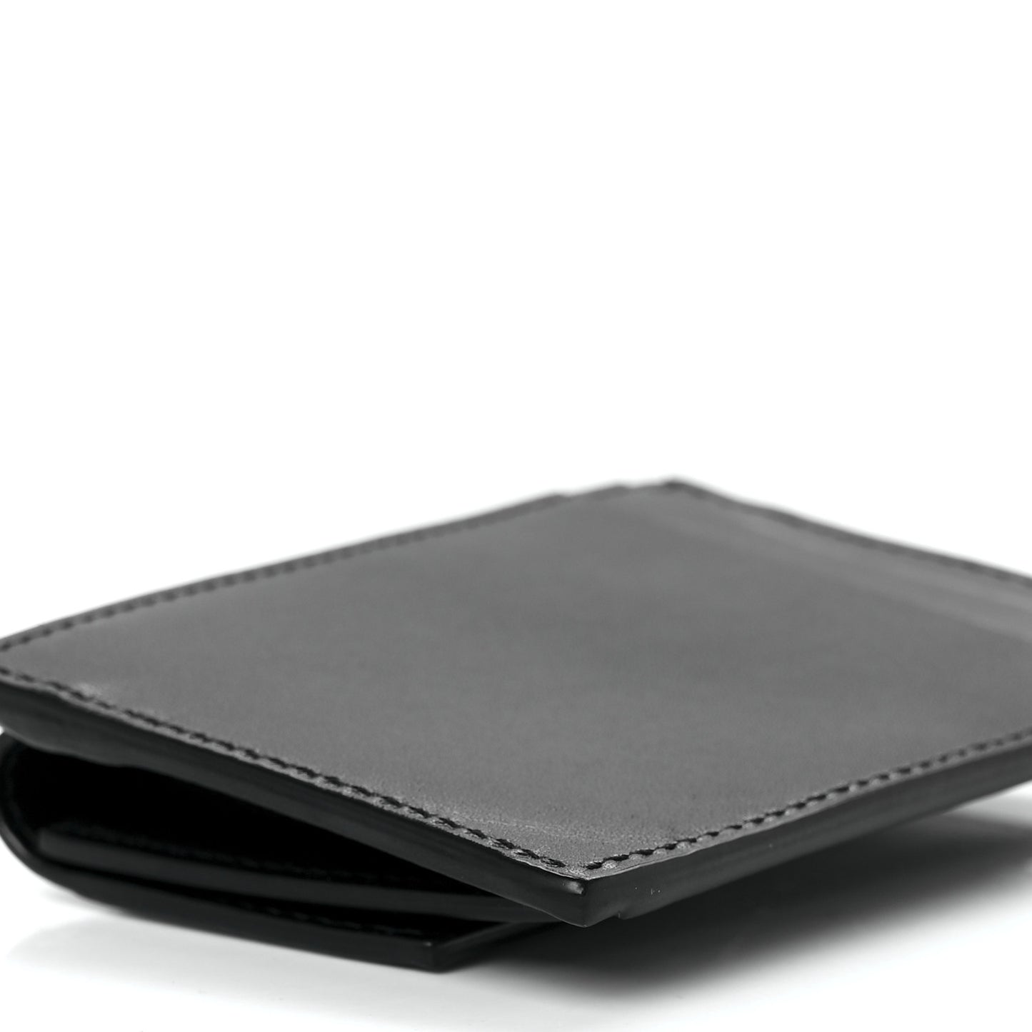 Ultra Soft Calfskin Coin Wallet Black