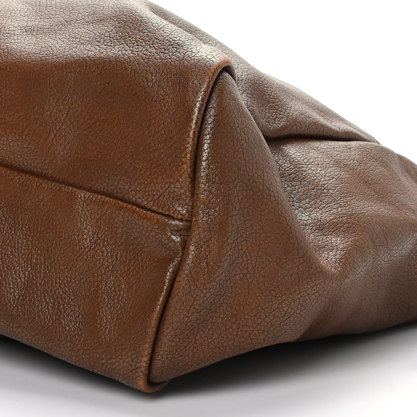 Vitello Daino Top Handle Tote Brown