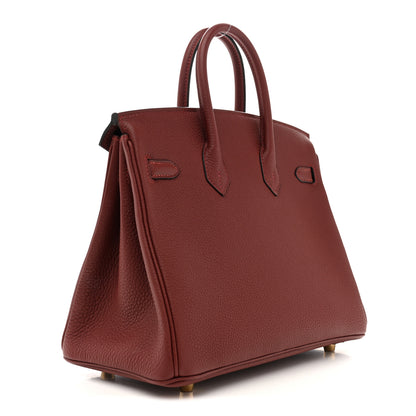 Hermes Togo Birkin 25 Rouge H 3 of 12