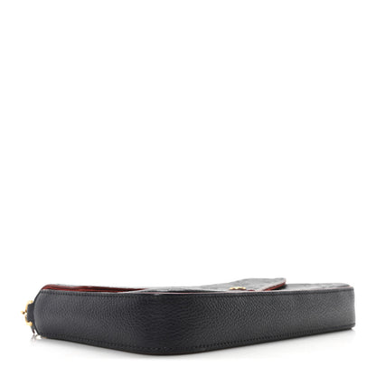Louis Vuitton Empreinte Pochette Felicie Chain Wallet Marine Rouge 5 of 10