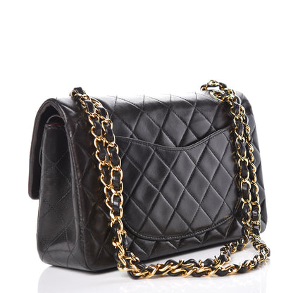 Chanel Lambskin Quilted Small Double Flap Black 3 of 14