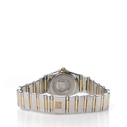 Omega Stainless Steel 18K Yellow Gold Diamond Bezel Mother of Pearl 23mm Constellation My Choice Quartz Watch 895.1243 4 of 7