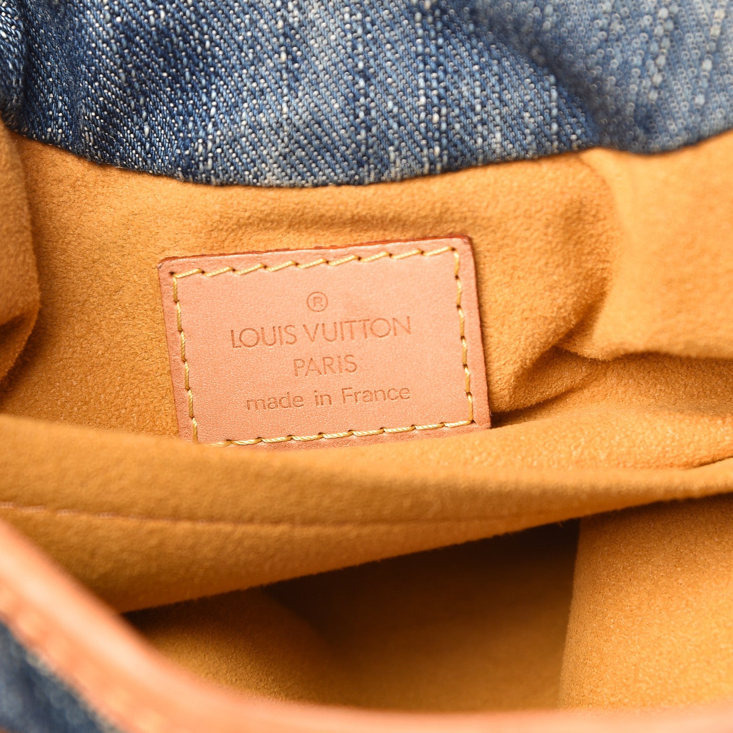 Louis Vuitton Monogram Denim Pleaty Blue 6 of 15