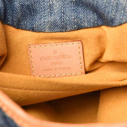 Louis Vuitton Monogram Denim Pleaty Blue 6 of 15