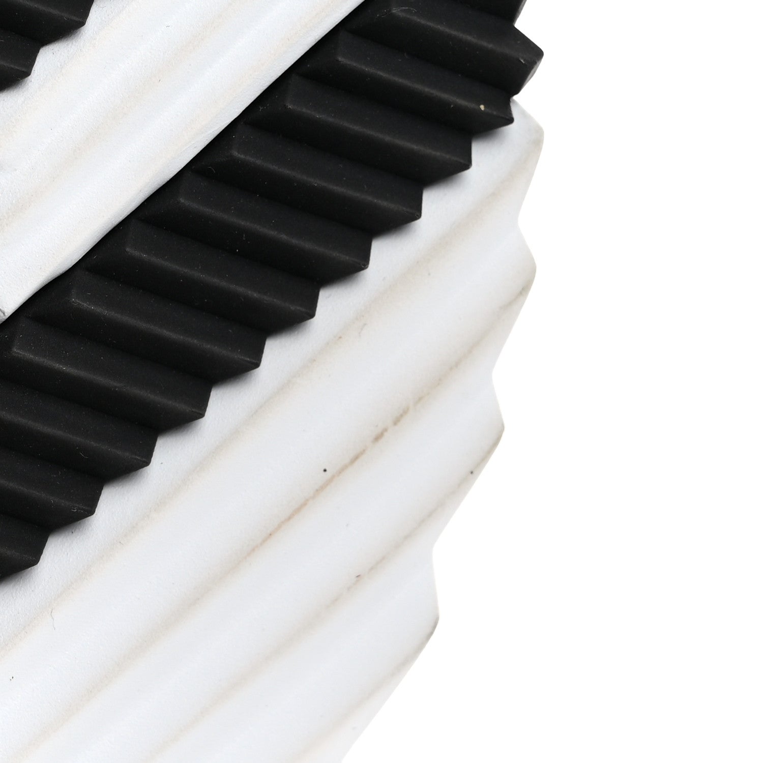 Hermes Technical Canvas Calfskin Fun Sneakers 36 Black White 11 of 11