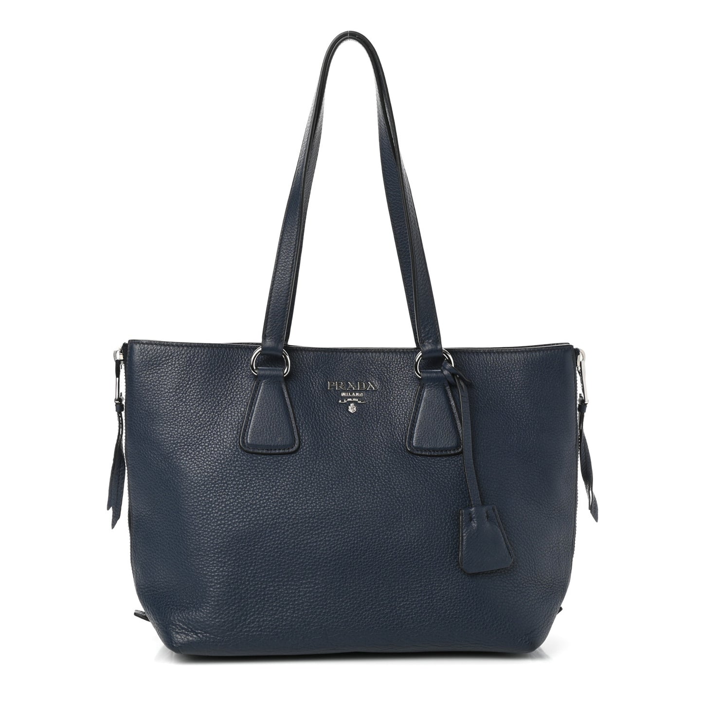 Vitello Phenix Top Handle Bag Baltico