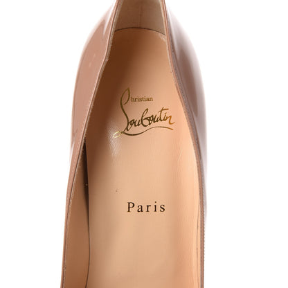 Christian Louboutin Patent Dorissima 100 Pumps 42 Nude 6 of 8