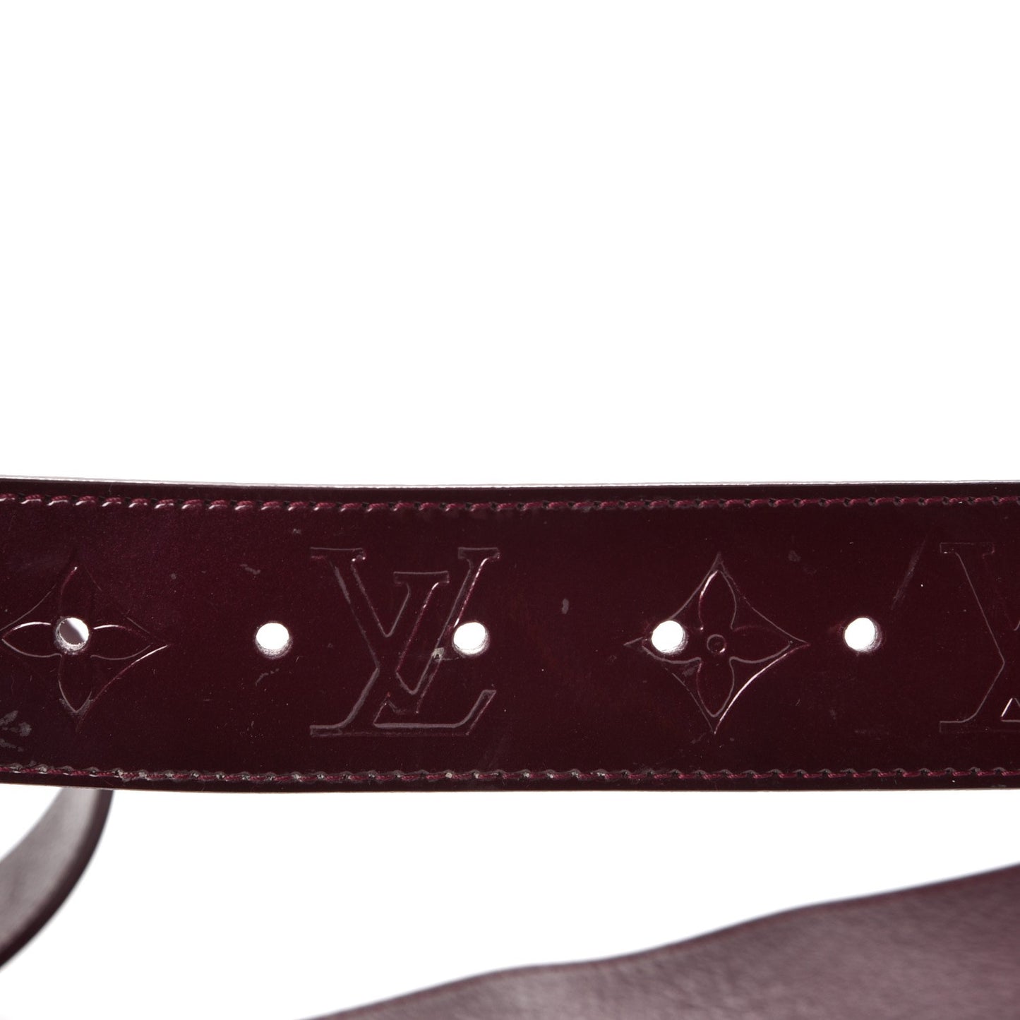 Vernis LV Facettes Belt 90 36 Rouge Fauviste