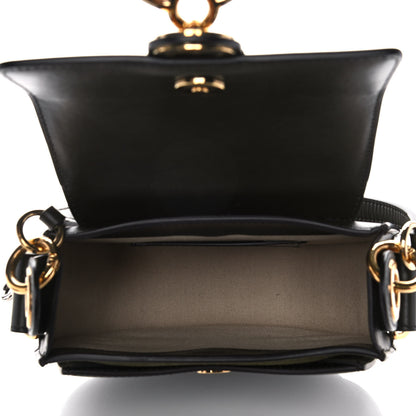 Chloe Calfskin Suede Small Tess Bag Deep Forest 5 of 12