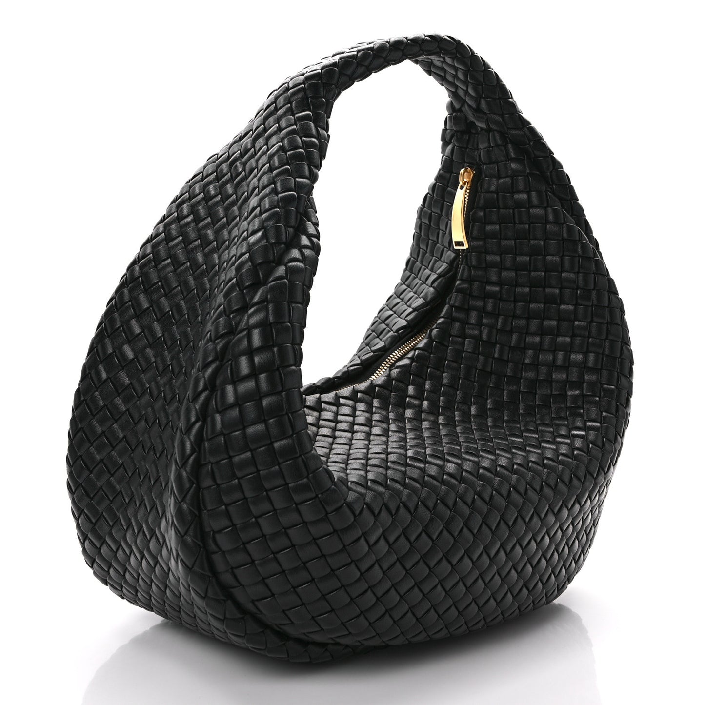 Lambskin Intrecciato Padded Jodie Black