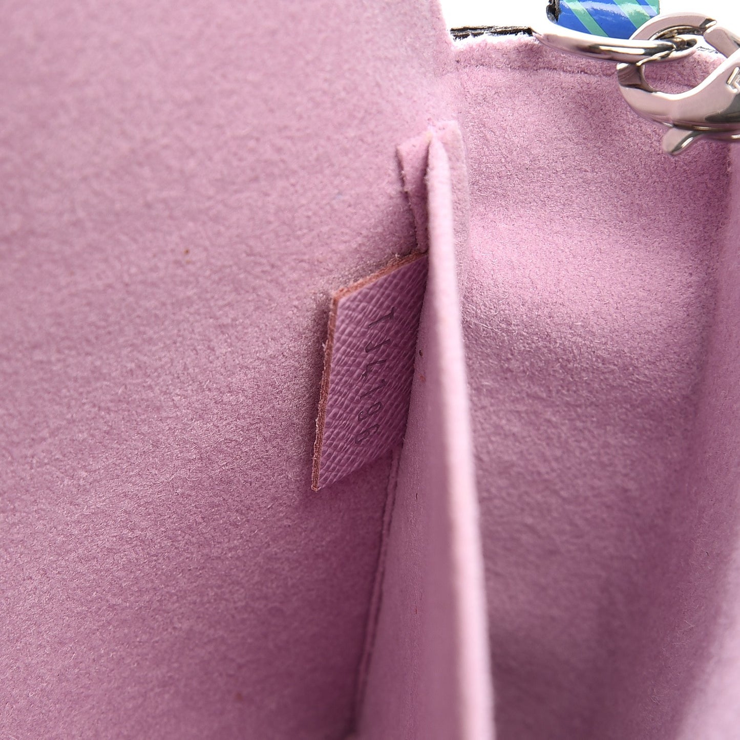 Epi Tropical Pochette Felicie Blue Rose