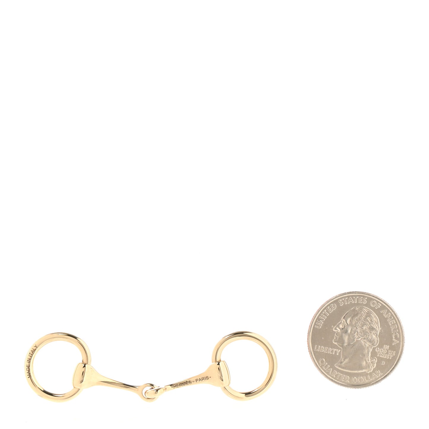 Permabrass Mors Scarf Ring Gold