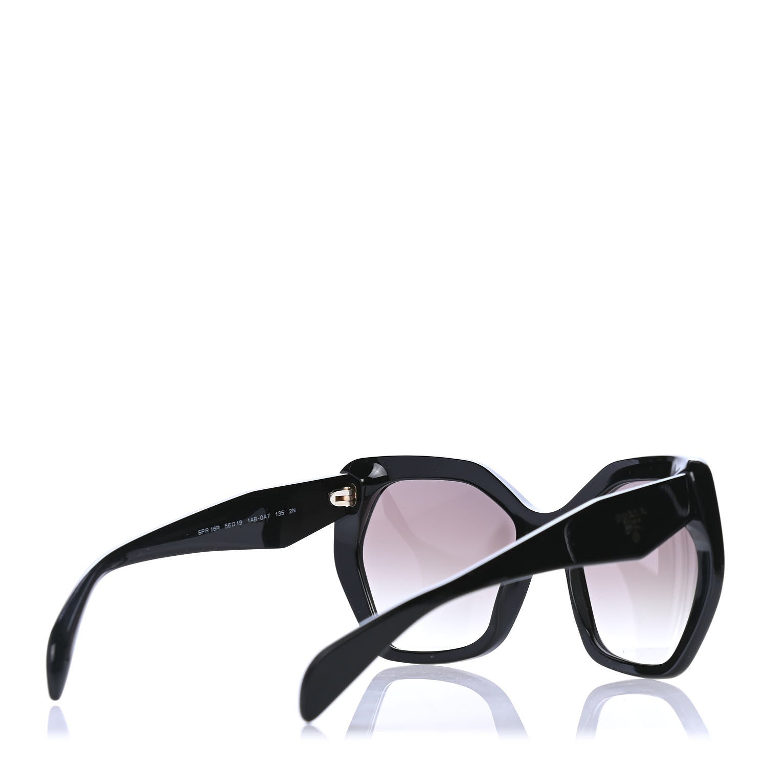 Prada Sunglasses SPR 16R Black 4 of 4