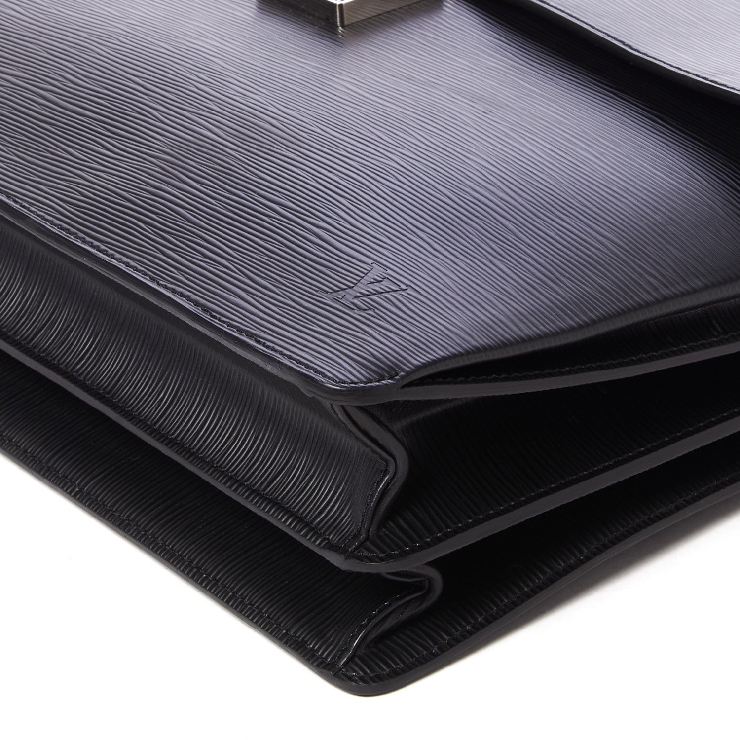 Louis Vuitton Epi Robusto 2 Compartment Briefcase Black 4 of 8