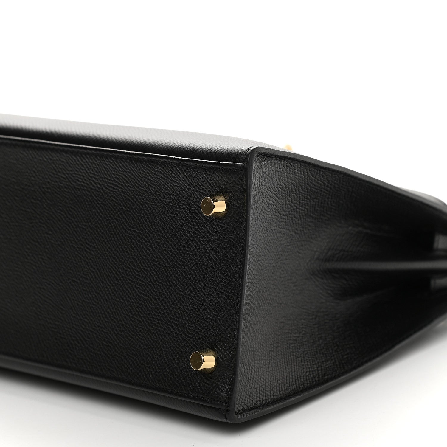 Hermes Epsom Horseshoe Kelly Sellier 28 Black Rose Extreme 10 of 11