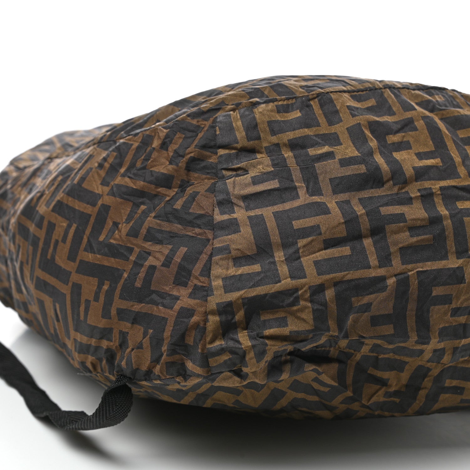 Fendi Calfskin FF 1974 Embossed Help Bag Maya Black 15 of 17